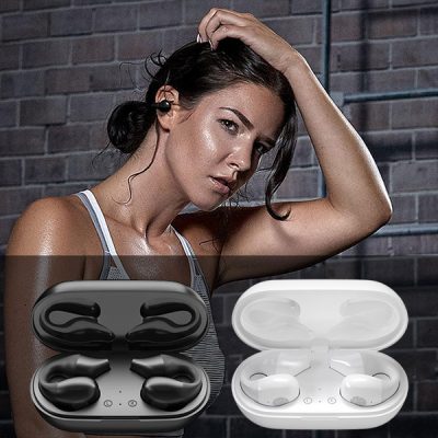 Безжични слушалки с костна проводимост с клипс за ухо | PROTUNIO