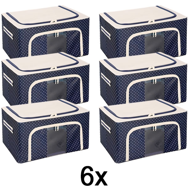 6x Кутия за съхранение за гардероб | STACKBOX